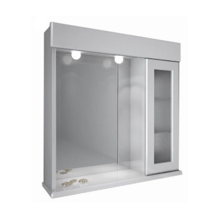 Botiquin Schneider B81 con puerta derecha de vidrio 80x70cm