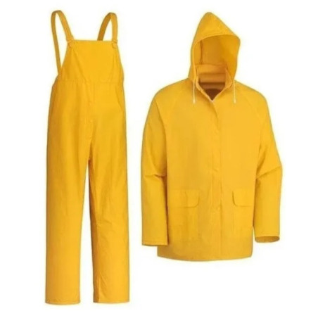 Traje lluvia amarillo talle L