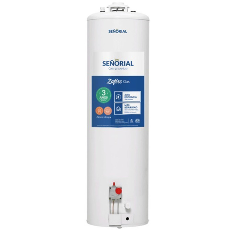 Señorial Zafiro Termotanque gas 120L - Multigas