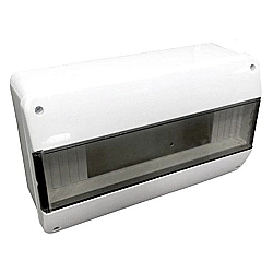 Caja de PVC DIN de embutir 8-12 con puerta - Conextube
