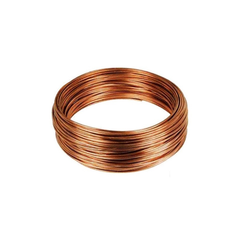 Caño de cobre 1/4" x ml para gas (Aprox 124gr/m)