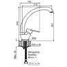 Grifería FV compacta monocomando cocina 0423/M4