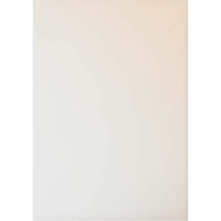 Lourdes Acuario blanco liso 25x35