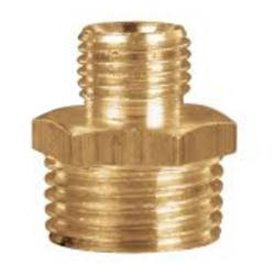 Reducción bronce MM 1/2"x3/8" Gas para virola