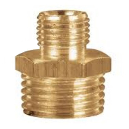 Reducción bronce MM 1/2"x3/8" Gas para virola