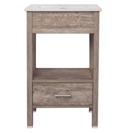 Vanitory Campi Soul Roble Vintage - 50cm - Mesada de 3 orificios