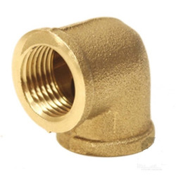 Codo de bronce HH 1/2"