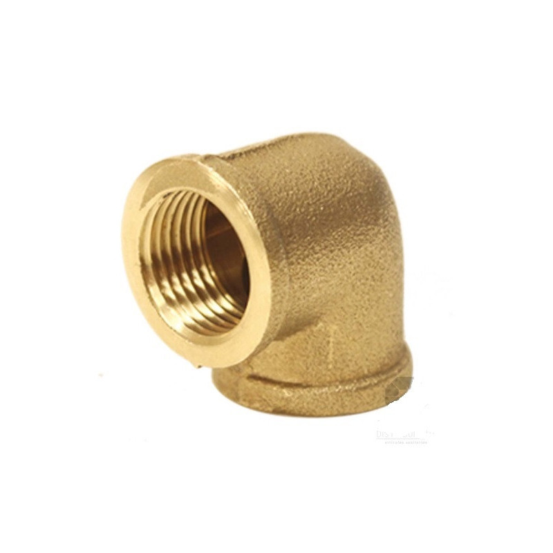 Codo de bronce HH 1/2"