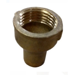 Tubo hembra macho bronce 1/2" para plomo