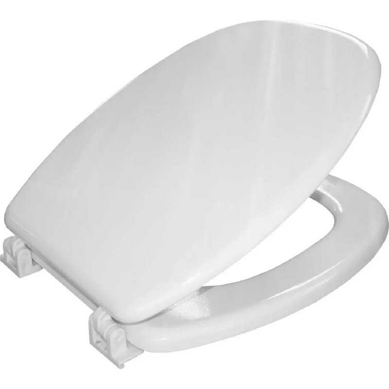 Asiento inodoro Mónaco blanco HDF - Herraje nylon 209 - Ariel