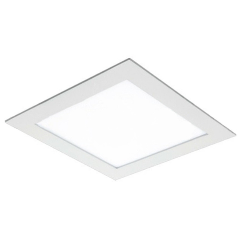 Lámpara Led cuadrada embutido para interior 18W 6500K