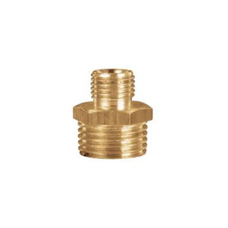 Reducción bronce MM 1/2"x1/4" Gas para virola