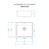 Johnson pileta simple Quadra Mini Q55A - Oficicio de grifería y dosificador