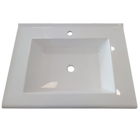 Mesada Schneider Terra 60cm - Mármol sintético - 1 Agujero