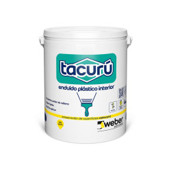 Pintura enduido plástico Interior Tacurú - Weber - x 1lt