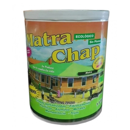 Matra - Pintura al agua para chapa - Bermellón - 1 litro