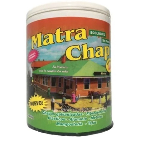 Matra - Pintura al agua para chapa - Bermellón - 4 litros