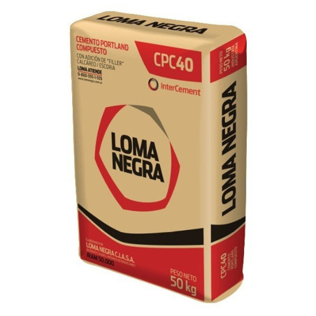 Cemento Loma Negra bolsa x 50 kg