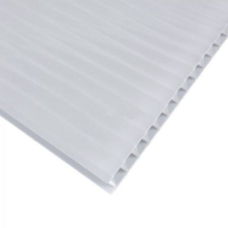 Policarbonato alveolar blanco x 6mm 2.10 x 2.00m