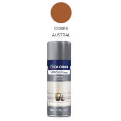 Pintura en aerosol 170gr - Uso doméstico - Esmalte Metalizado Cobre Austral