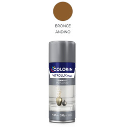 Pintura en aerosol 290gr - Uso doméstico - Esmalte Metalizado Bronce Andino