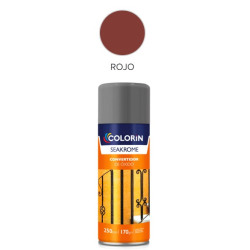 Pintura en aerosol 170gr - Uso domestico - Convertidor de óxido rojo