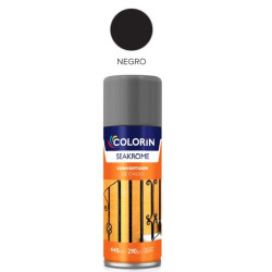 Pintura en aerosol 290gr - Uso domestico - Convertidor de óxido negro