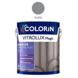 Colorin - Esmalte Ferromicáceo Plata 2 en 1 x 4 Litros