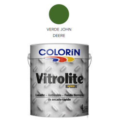 Colorin - Esmalte sintético de secado convencional Verde John Deere 4 Litros