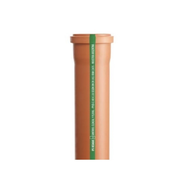 Tubo desague IPS 110 mm x 2 mts con junta elástica