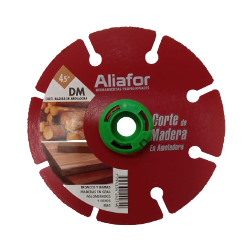 Disco de corte 115 para madera - Carburo Tungsteno - Aliafor