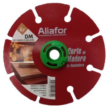 Disco de corte 115 para madera - Carburo Tungsteno - Aliafor