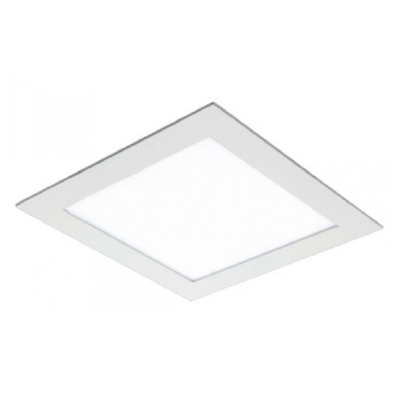 Lámpara de techo cuadrada Led embutida 29x29cm - 24W-6500K