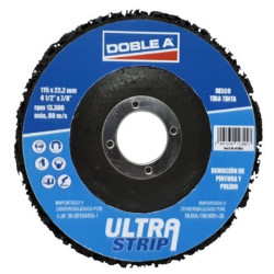 Disco tipo doble ultra strip - 115mm - doble AA