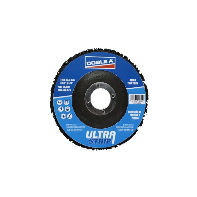 Disco tipo doble ultra strip - 115mm - doble AA