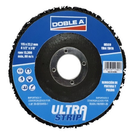 Disco tipo doble ultra strip - 115mm - doble AA