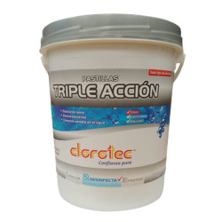 Triple acción - 200grs - Clorotec Piscina x 5KG
