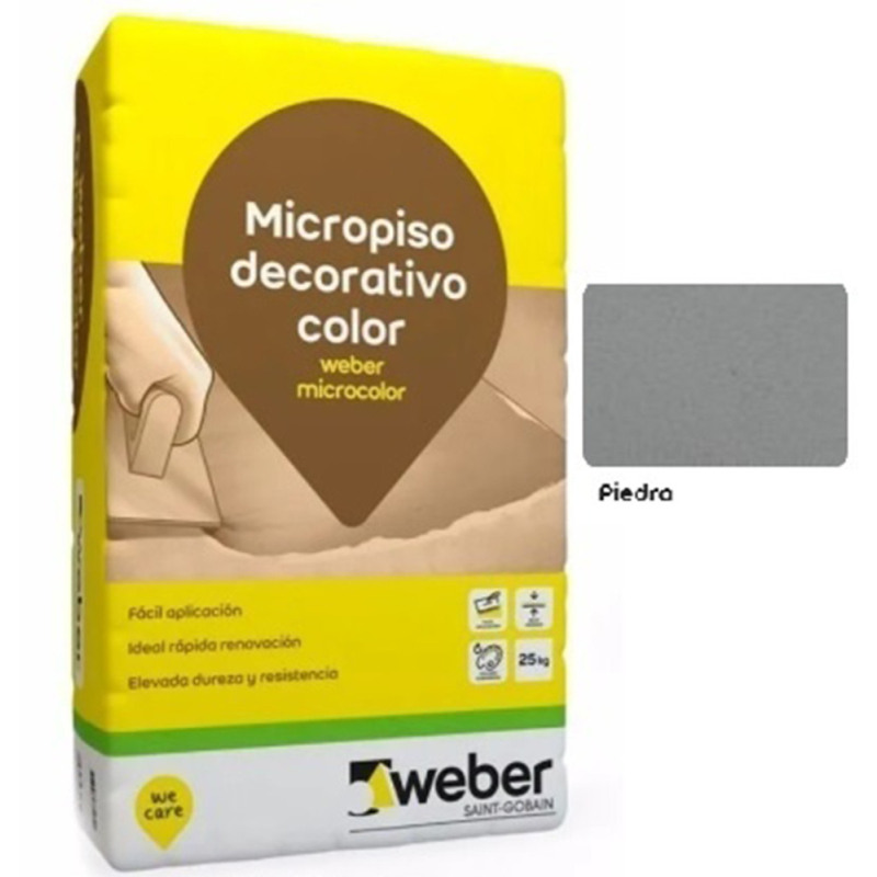 Weber microcolor piedra x 25Kg