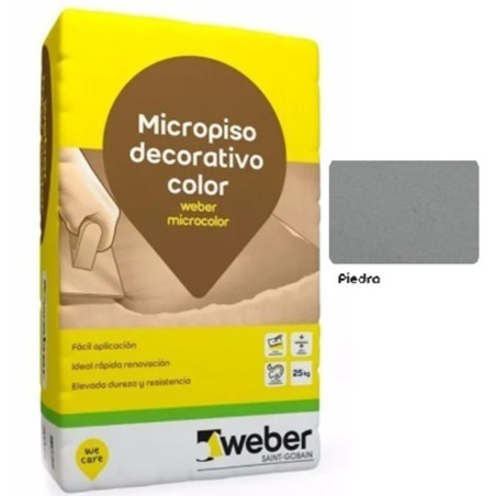 Weber microcolor piedra x 25Kg