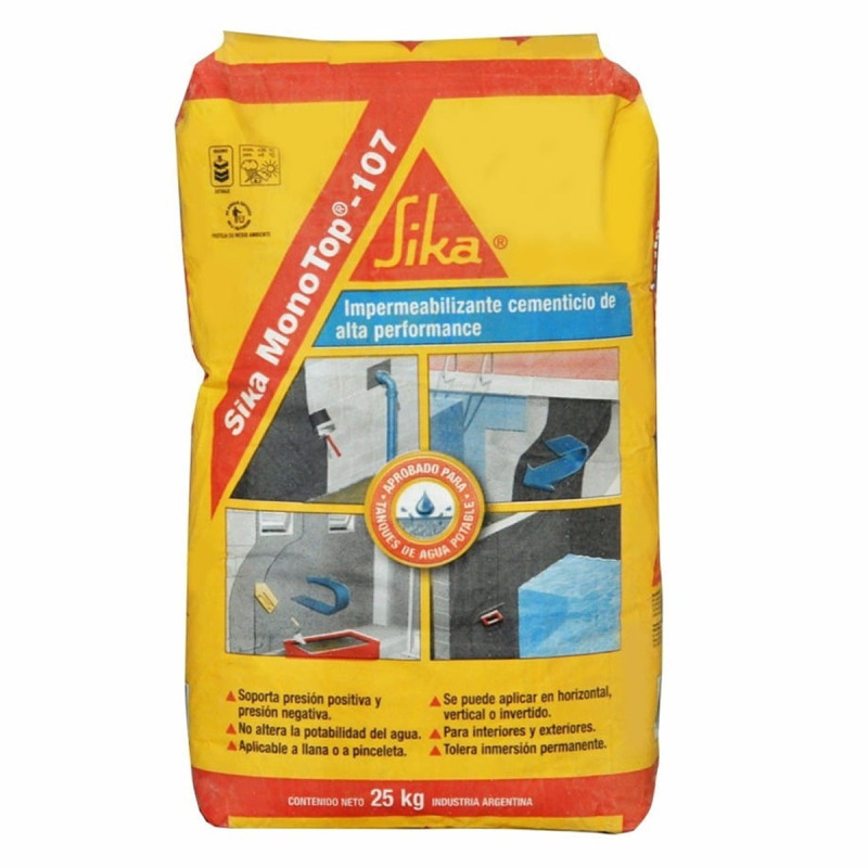 Sika Monotop 107 25kg Impermeabilizante Monocomponente