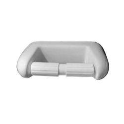 Accesorio baño Oniro Porta Rollo Adhesivo Loza Blanco