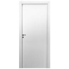 Puerta placa Oblak simple contacto Tekstura - Lisa blanca - Marco madera (Derecha) 70x15cm