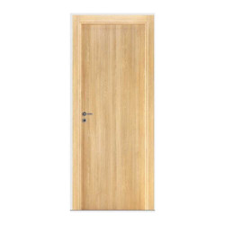 Puerta placa Oblak simple contacto Tekstura - Lisa roble - Marco madera (Derecha) 80x15cm