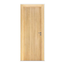 Puerta placa Oblak simple contacto Tekstura - Lisa roble - Marco madera (Izquierda) 80x15cm