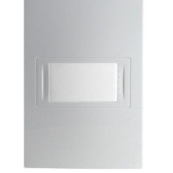Tapa 1 modulo rectangular base blanco schneider