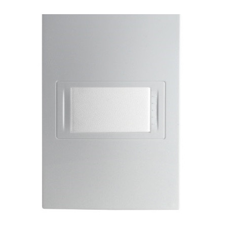 Tapa 1 modulo rectangular base blanco schneider
