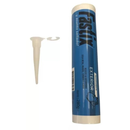 Sellador sintético fastix transparente x 280 ml exterior