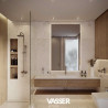 Grifería Vasser Lyra monocomando ducha pared con barral