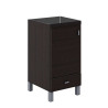 Vanitory Schneider Terra basic wengue 40cm - Sin mesada - Bisagra izquierda