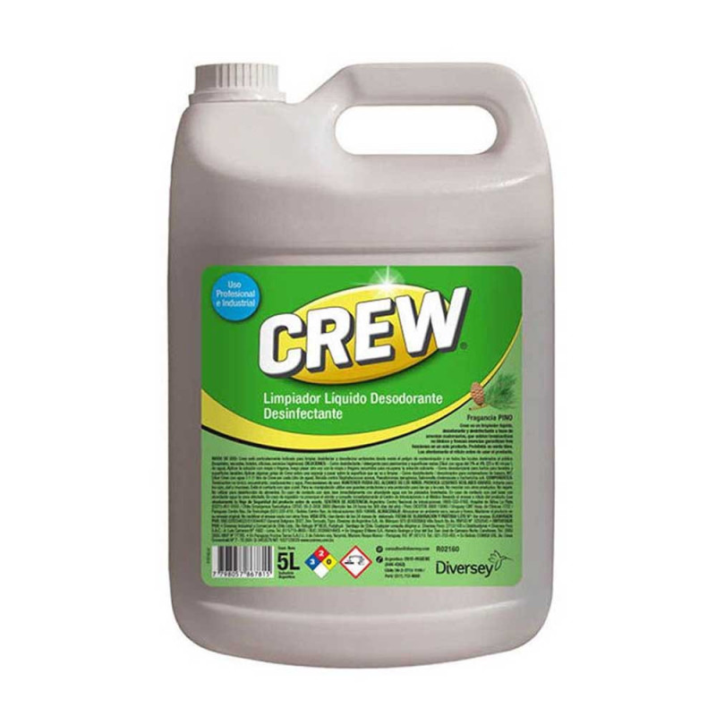 Limpiador desodorante desinfectante - Crew - 5lts